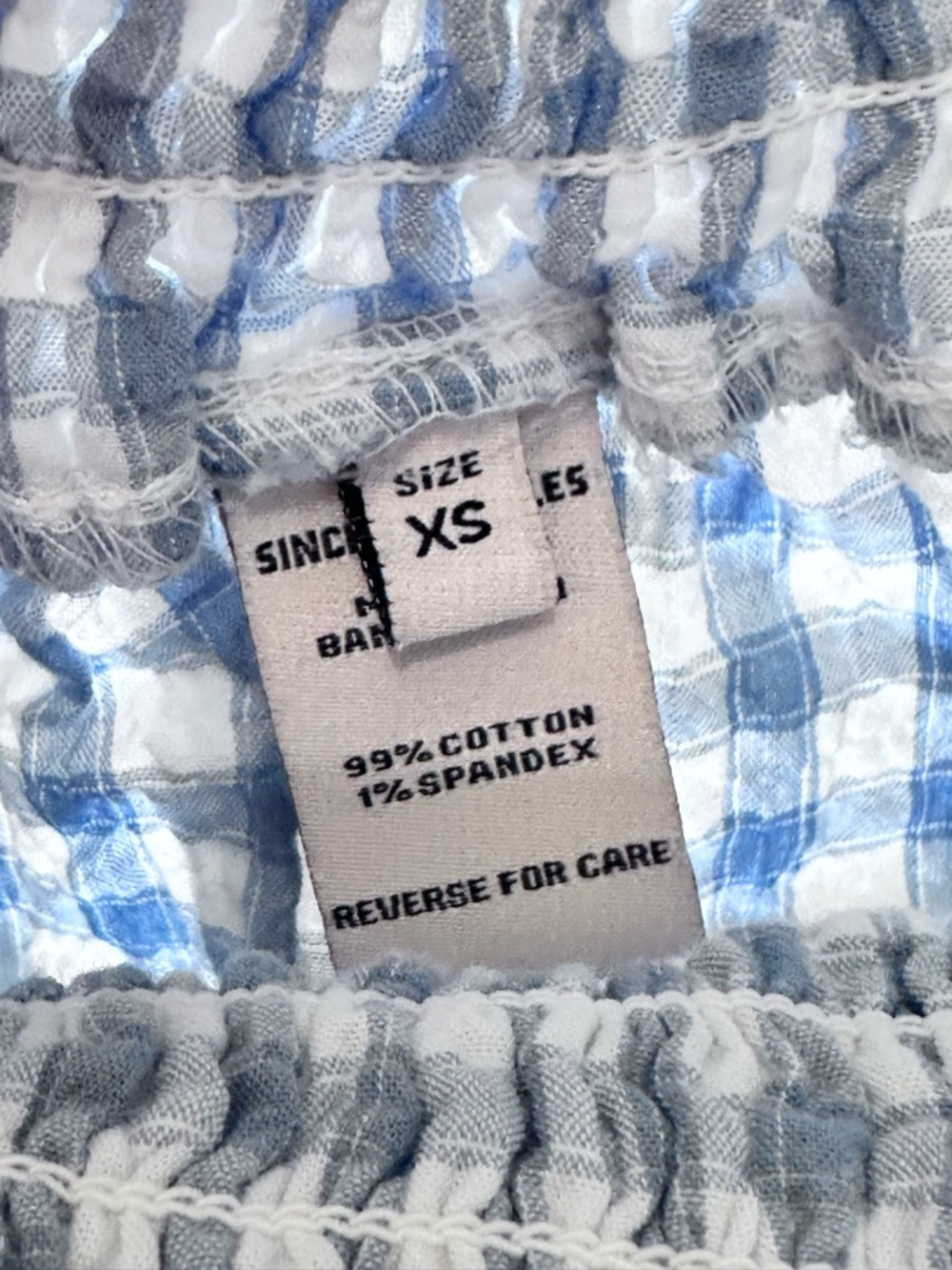 Sincerely Jules Gingham Plaid High Rise Ruffle Hem Shorts - Picture 8 of 13